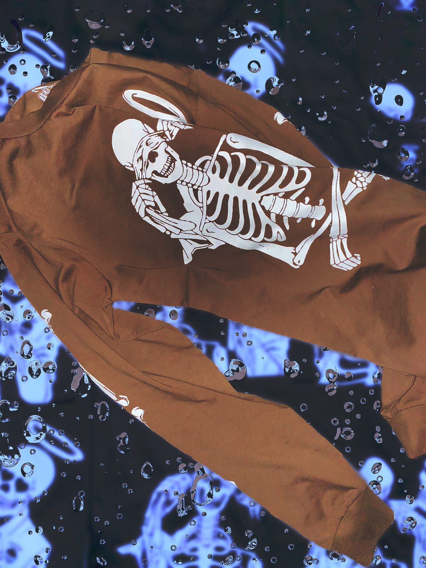 Dr. Skeleton Longsleeve Brown