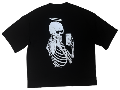 Black Reflective Selfie Black