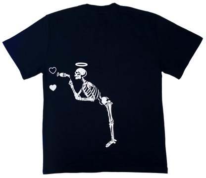 Skeleton Sharing Beauty Navy Blue